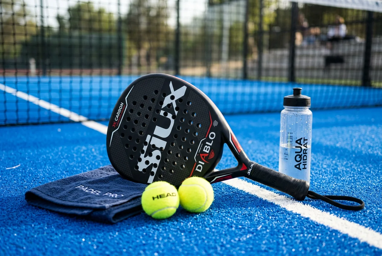 Persona viendo partido de pádel en televisión mientras realiza apuestas en vivo desde tablet